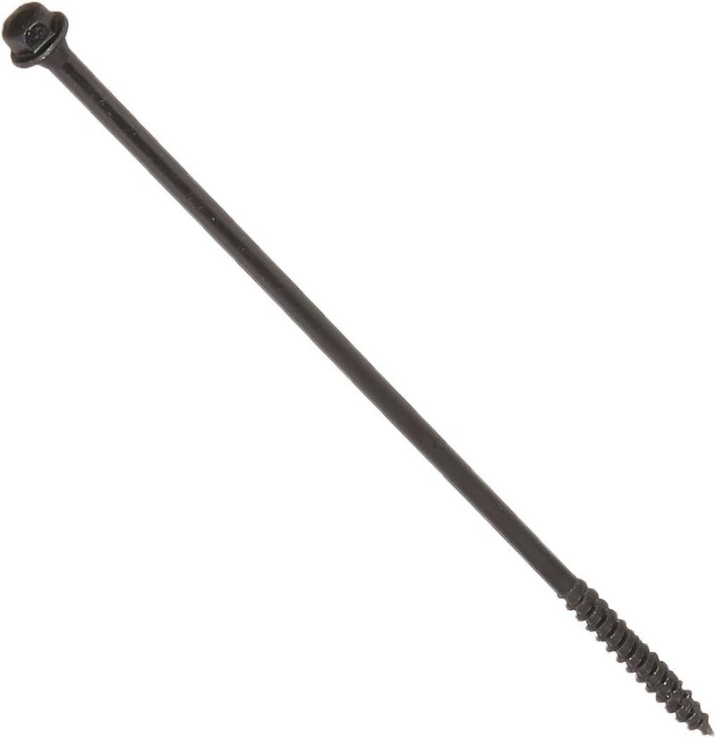 Hillman 47814 TimberTite Landscape Screw, Steel, 1/4" x 8", 50-Pack - Image 1